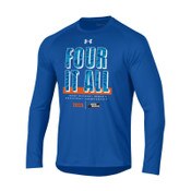 Women's Basketball Unisex 2025 Four It All March Madness Blue T-Shirt